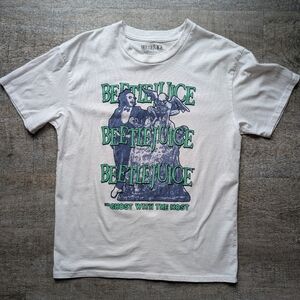 Beetlejuice Ghost With The Most Unisex Tee - Size Large